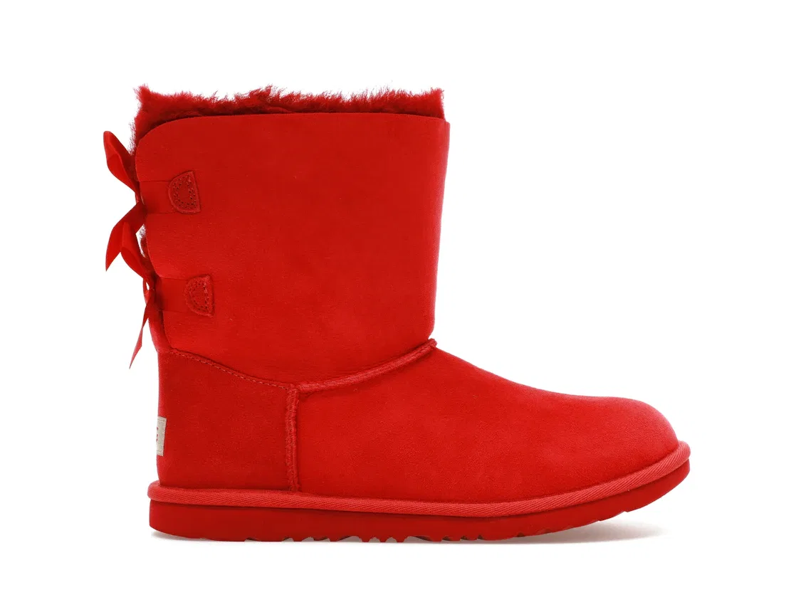 Детские ботинки UGG Bailey Bow II Boot Samba Red