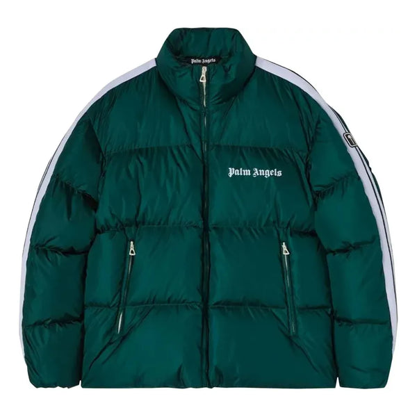 

Куртка classic track down jacket 'green white' Palm Angels, зеленый