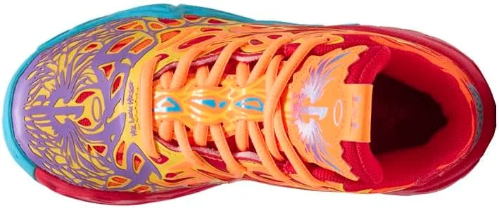 Детские кроссовки для мальчиков с принтом X Lamelo Ball Mb.04 Phoenix PUMA, Red — фото 4