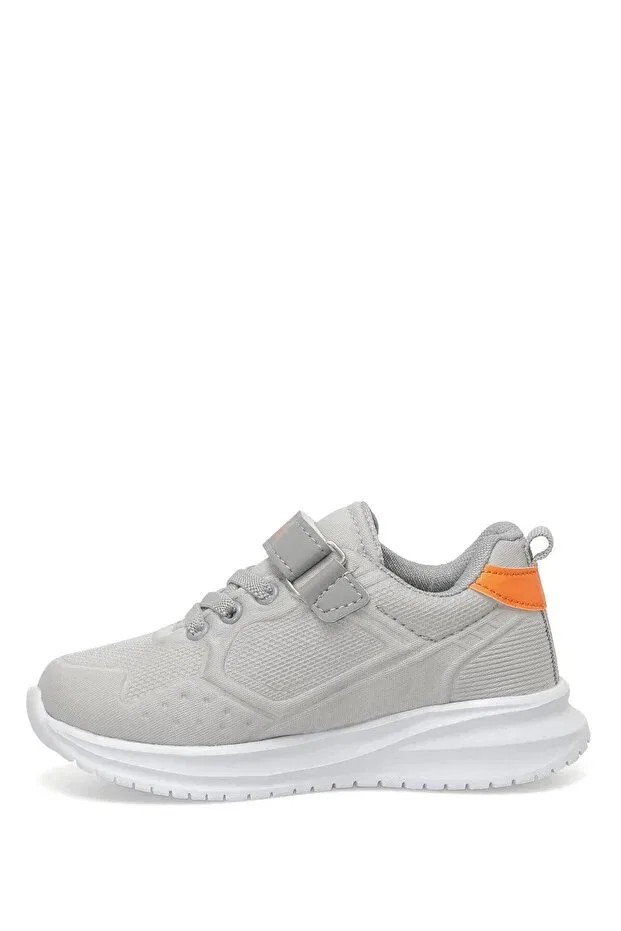 Детские кроссовки для мальчиков текстильные Kinetix, Gray-Orange-Gri — фото 3