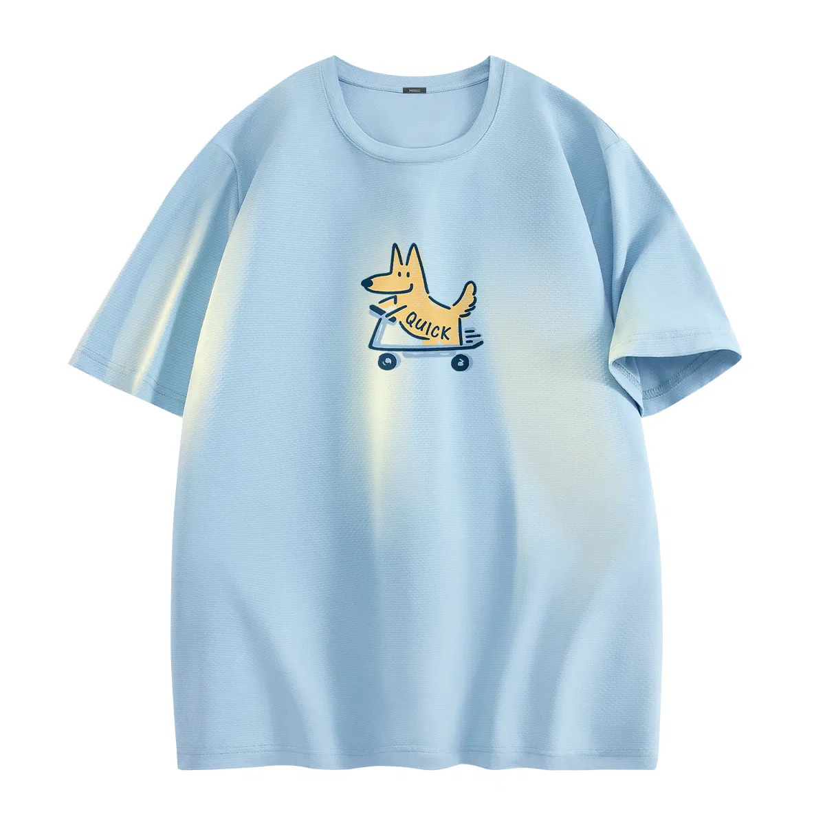 Футболка детская хлопковая Wind Chaser Puppy Center Logo MINISO, Glacier Blue
