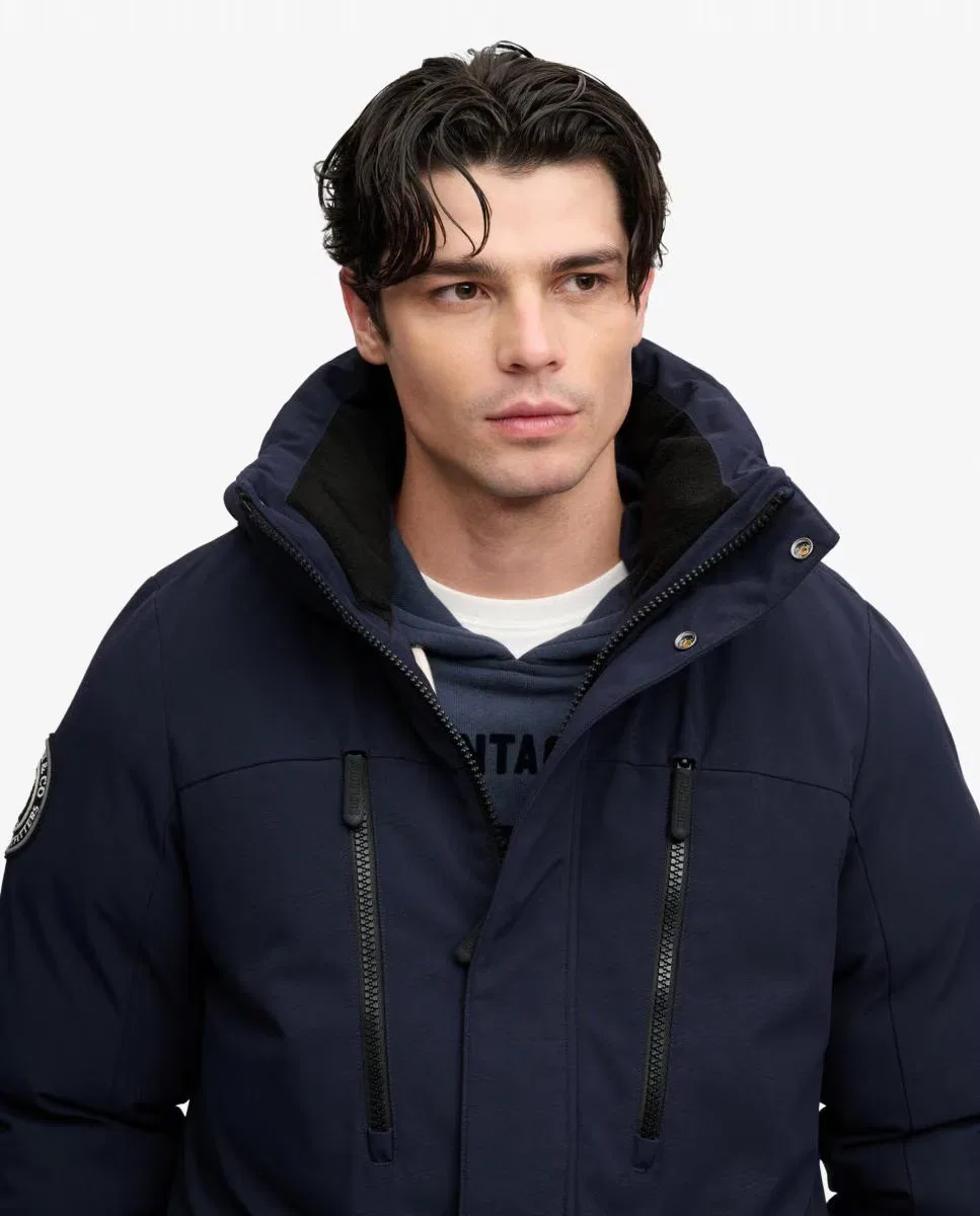 Мужское пальто и куртки, Parka City, Superdry, темно-синий — фото 3