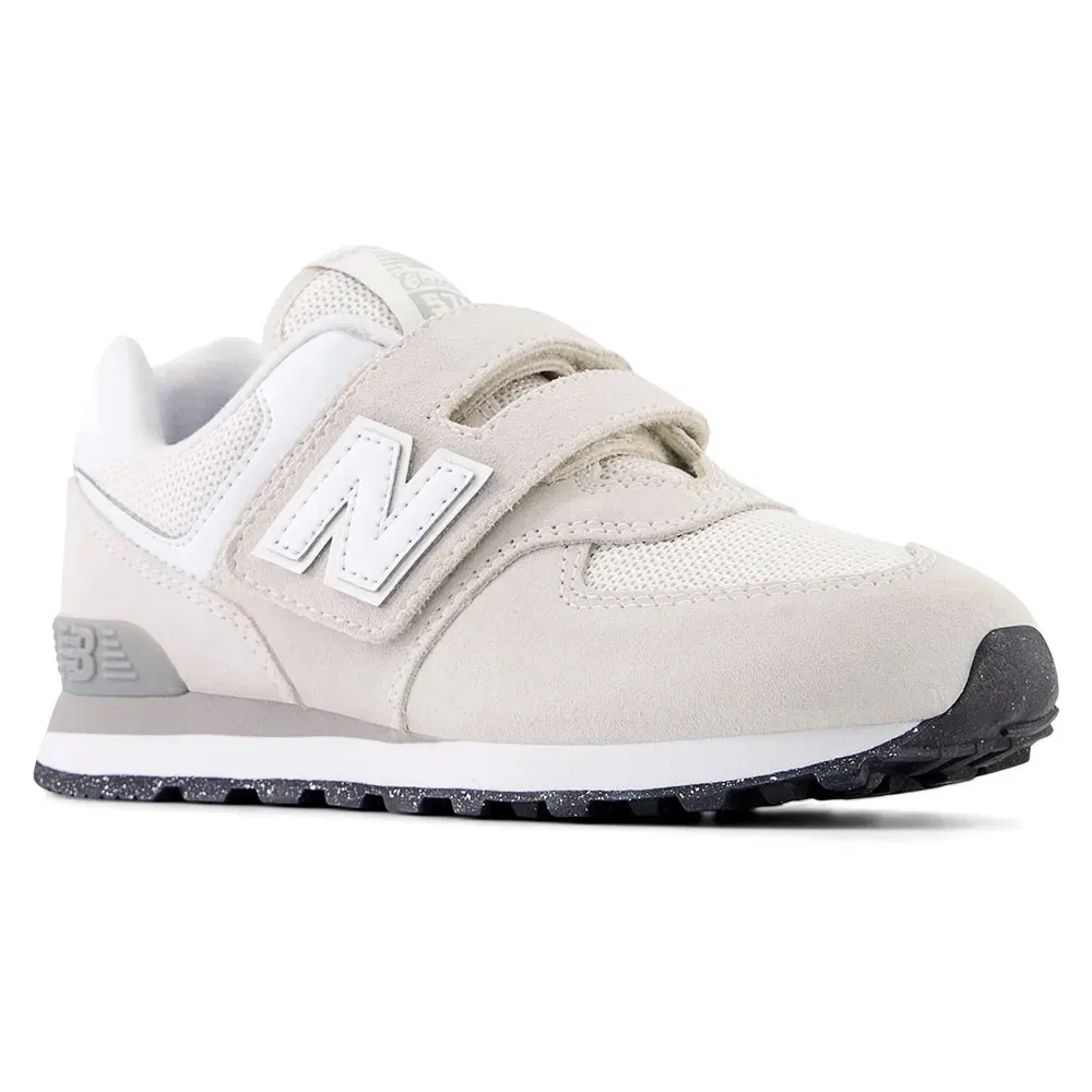 Кроссовки 574 Hook & Loop New Balance, белый — фото 2