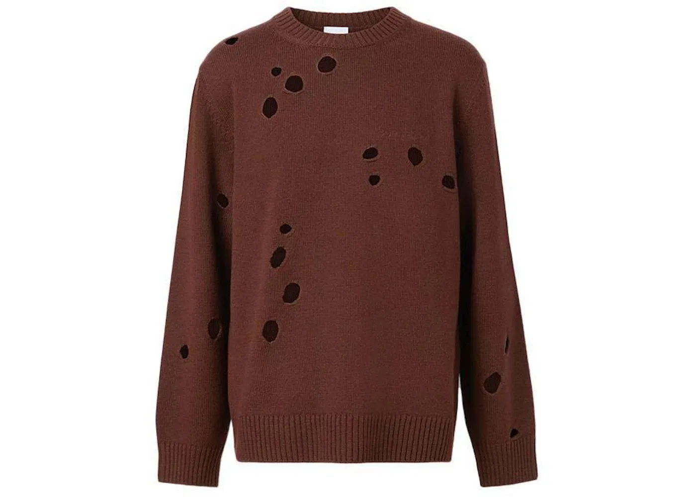 Мужской свитер с вырезами Burberry, Dark Red