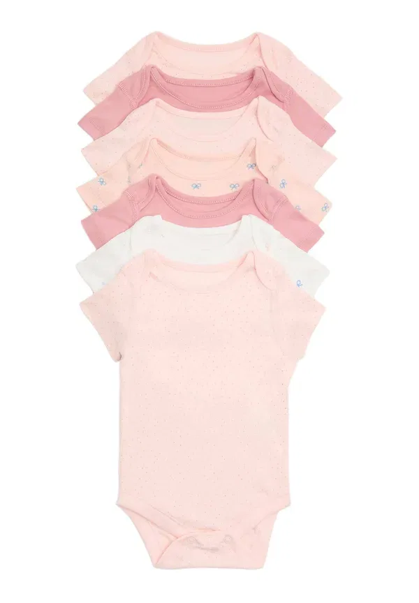Боди с принтом Pure Bow Years Marks & Spencer, Apricot Mix, абрикосовый