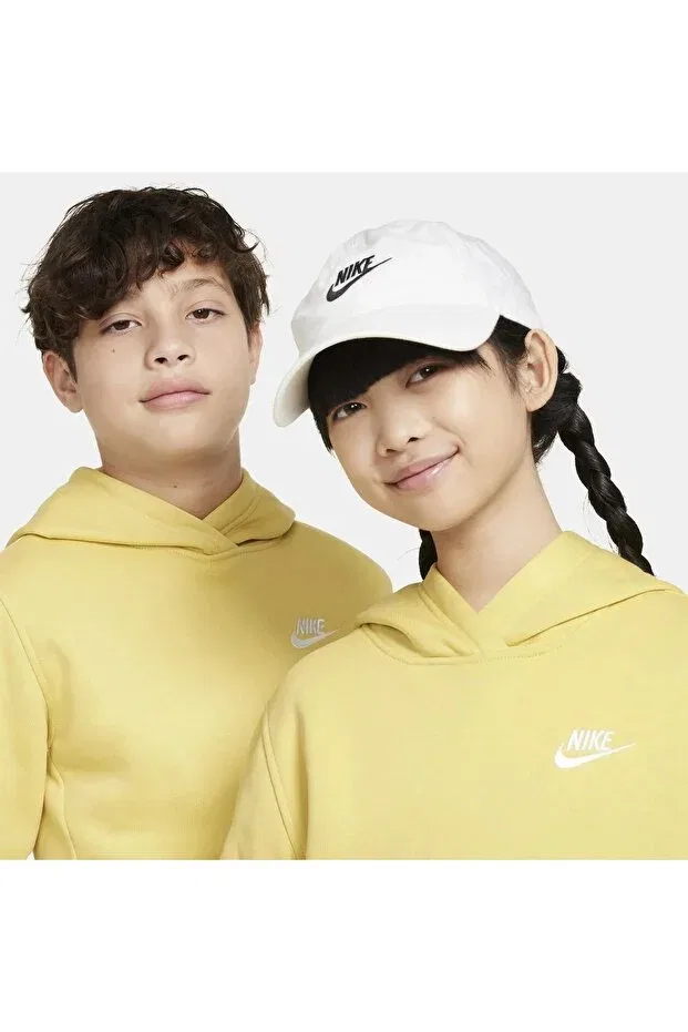 Детские свитшот для девочек хлопковый Nike, Yellow — фото 3