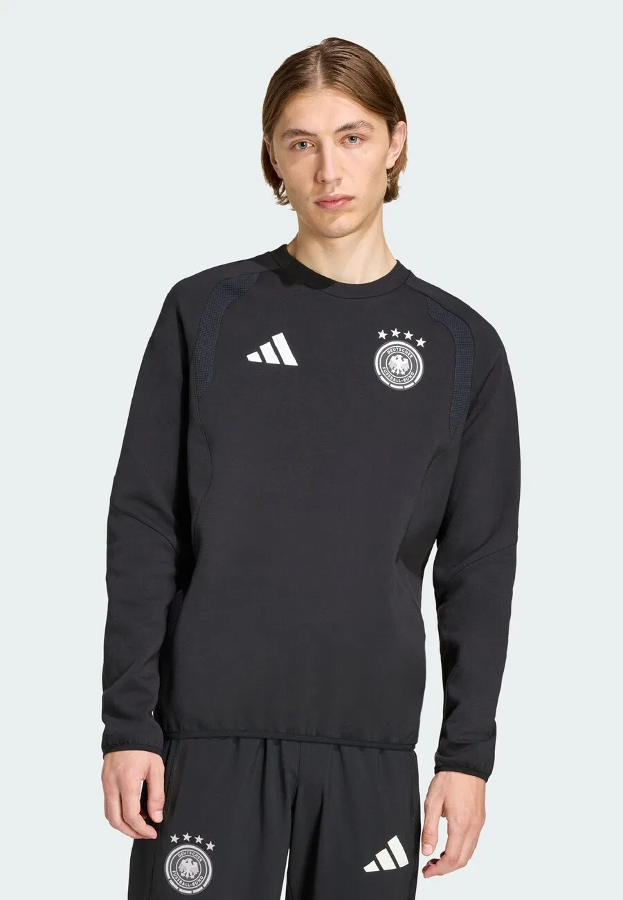Спортивная толстовка ADIDAS PERFORMANCE 'DFB TT CR' черного цвета — фото 2