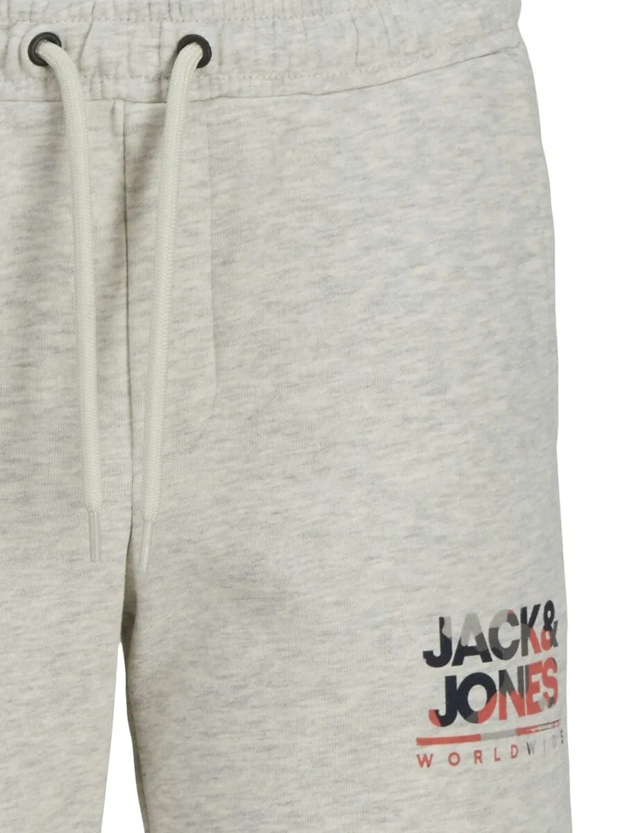 Детские зауженные брюки "Luke" в серо-пятнистом цвете Jack & Jones Junior — фото 3
