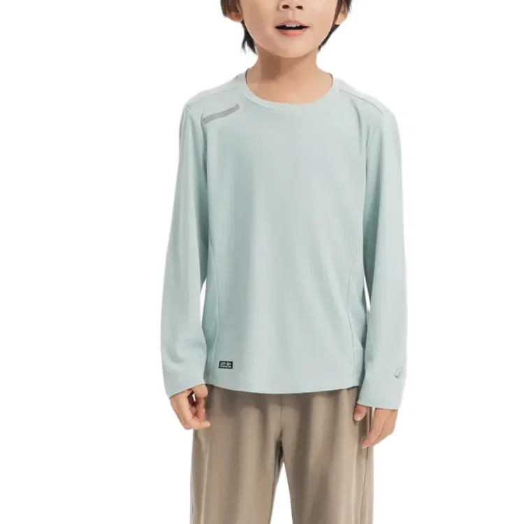 Детская футболка с круглым вырезом Moderate DECATHLON, Celadon Green