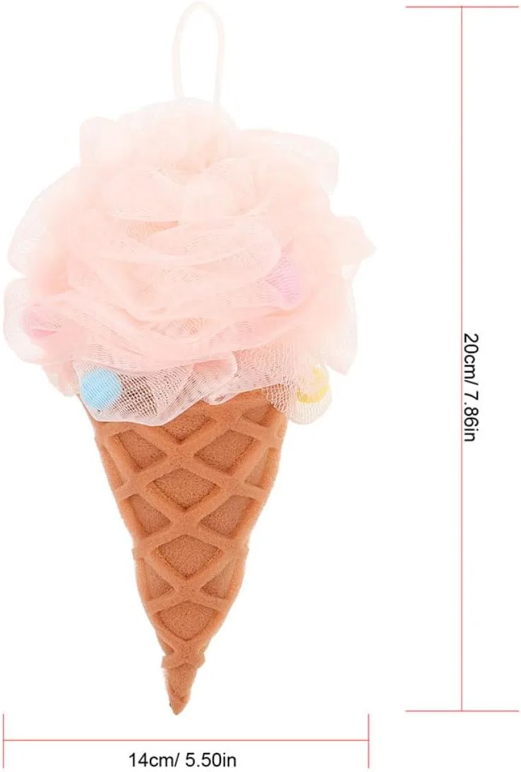 Набор мочалок для душа Ice Cream, SHERCHPRY, 6 шт, 20x14x8 см — фото 2