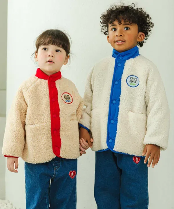 Флисовая куртка Salt Fleece Rototobebe, бежевый — фото 2