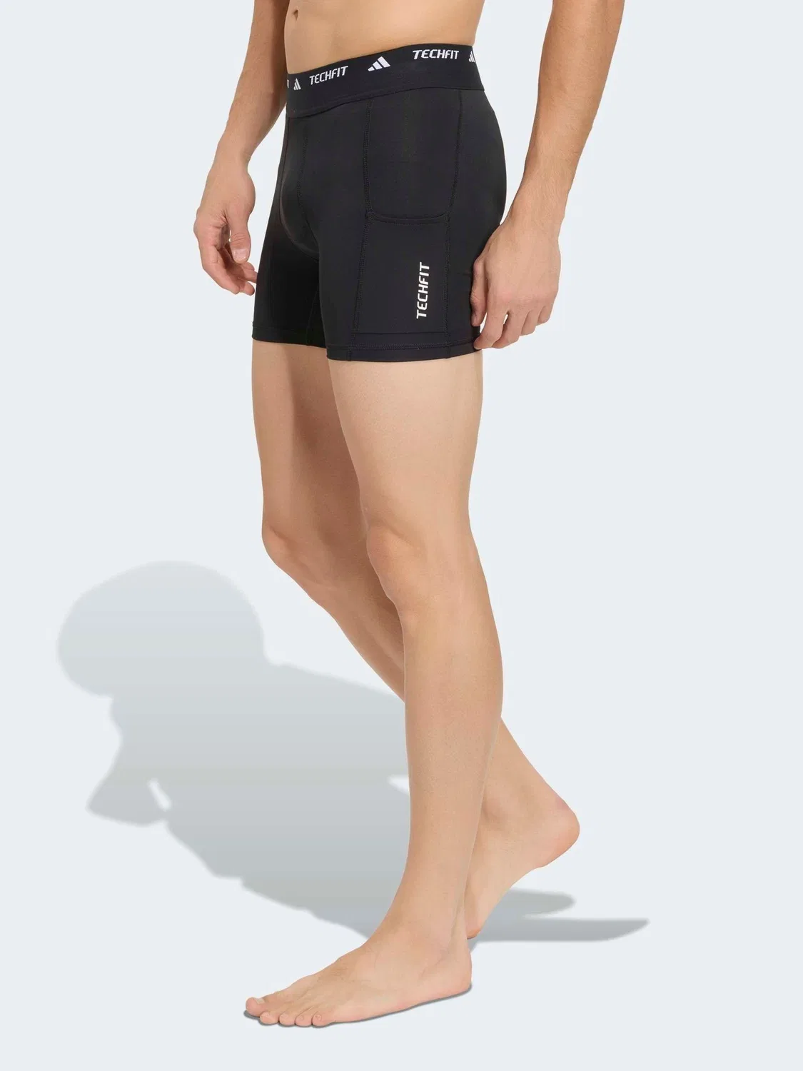 Шорты компрессионные Techfit Hybrid adidas, черный