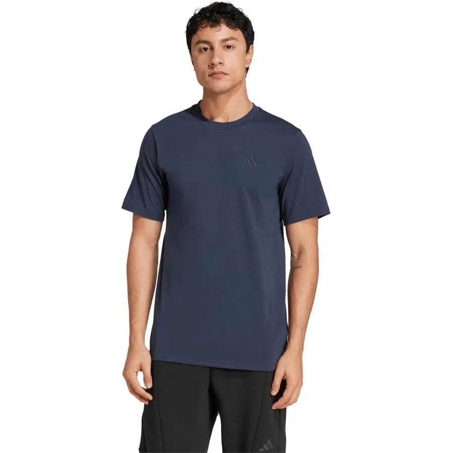 Футболка спортивная с длинным рукавом adidas TR-ES FR T JC8341, Темно-синий — фото 2