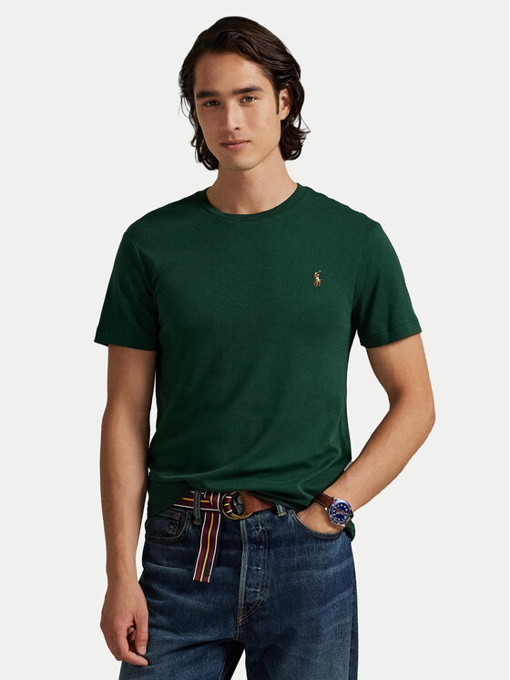 

Футболка custom slim fit 710740727099 Polo Ralph Lauren, зелёный
