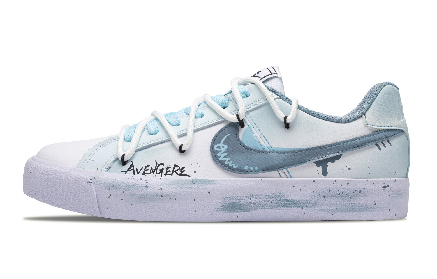 

Кроссовки Nike Court Royale Skateboarding Shoes Unisex Low-top White/Blue, белый/синий