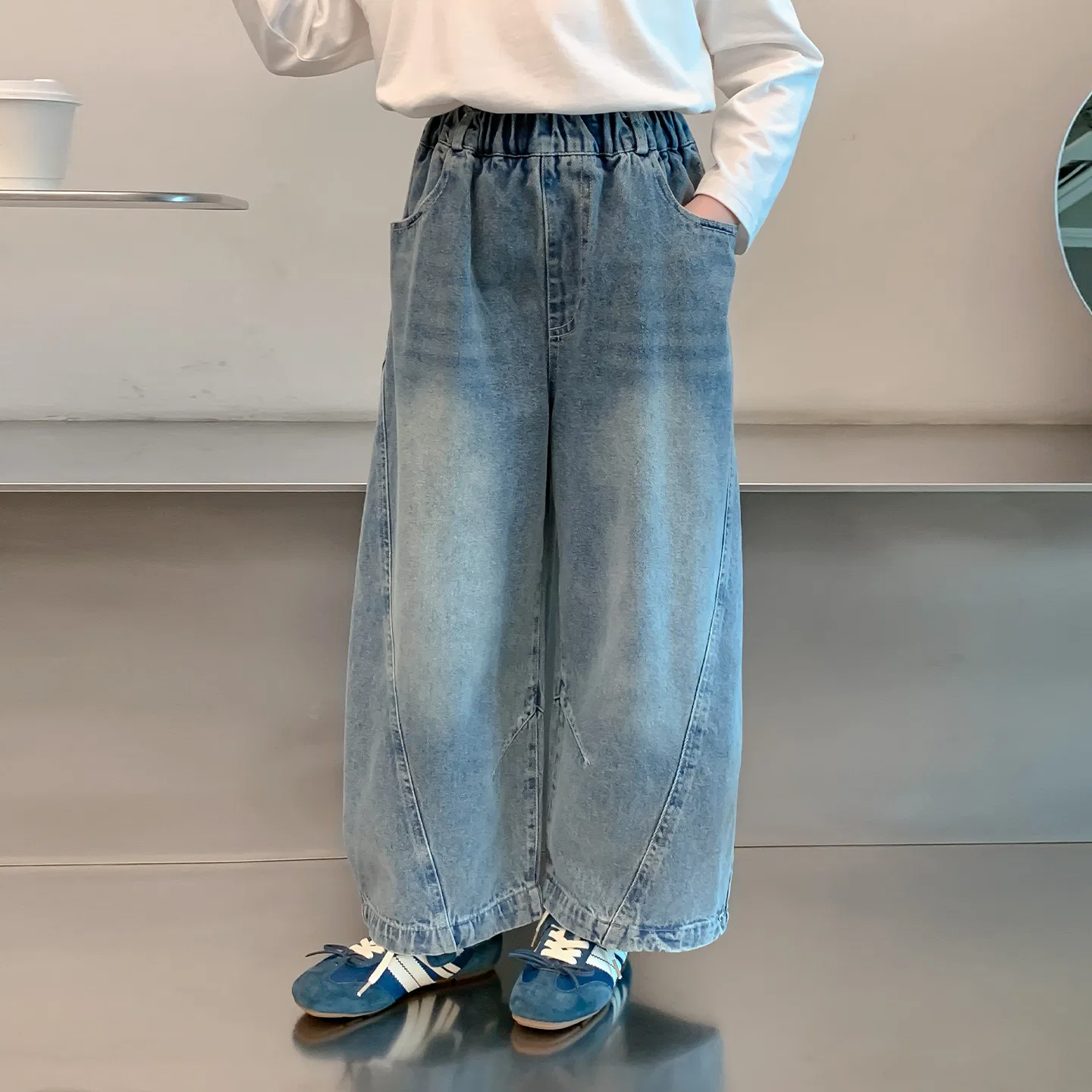 Детские джинсы скинни Lanza, Light Blue — фото 4