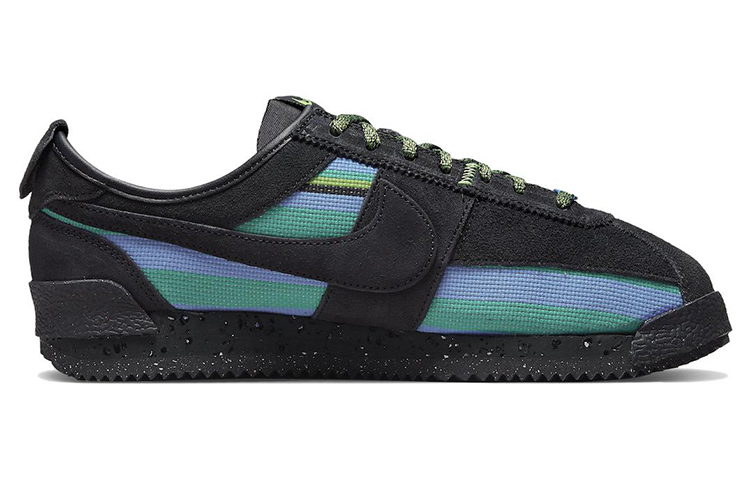 Кроссовки Nike Cortez SP Union LA, черный/сине-зеленый — фото 2