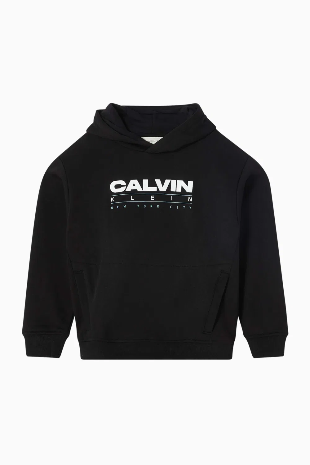 Худи с принтом из хлопка Calvin Klein