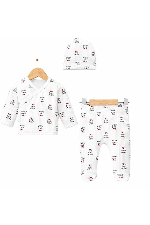 Детский комплект боди для новорожденных 7 предметов Bys Baby Fashion, White — фото 2