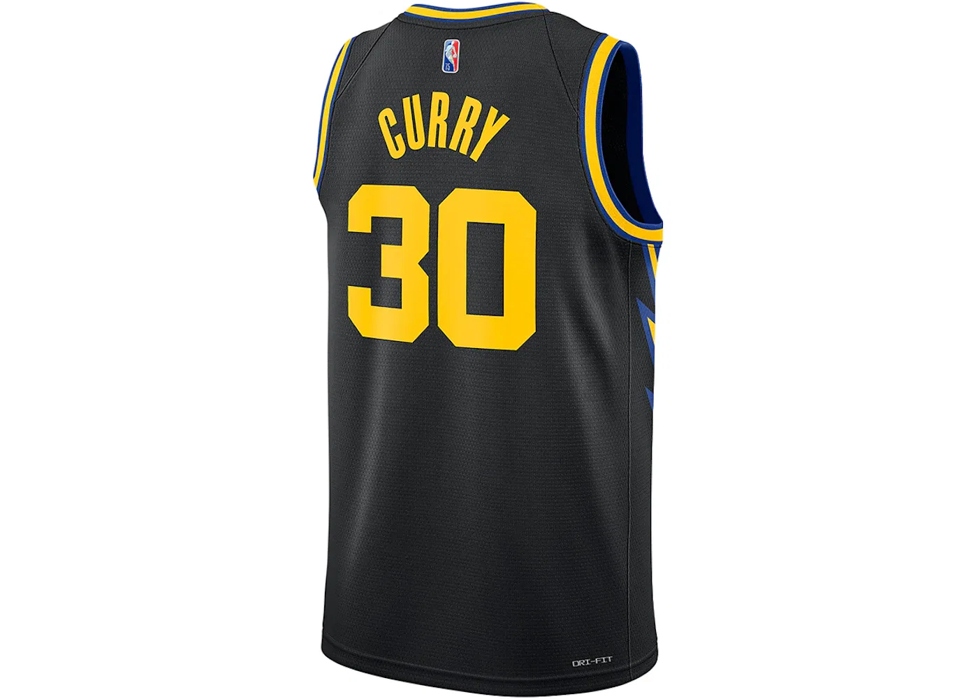 Мужская баскетбольная джерси с принтом Stephen Curry City Edition Mixtape Swingman Nike, Black — фото 2