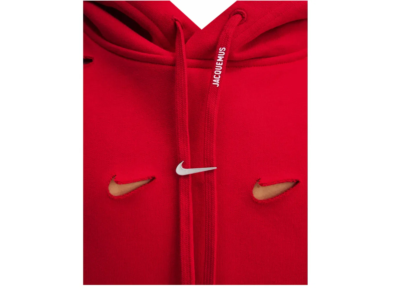 Женская худи с длинным рукавом Hoodie Jacquemus, Dark Red — фото 2