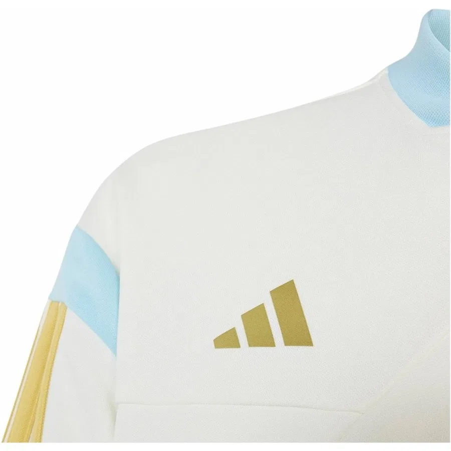Спортивная куртка с полной застежкой-молнией adidas Messi Hot Ttopy, Белый — фото 4
