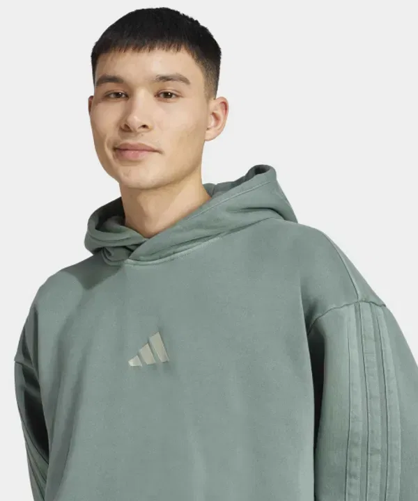 Флисовая худи с эффектом потертости, Adidas, Аура Айви — фото 3
