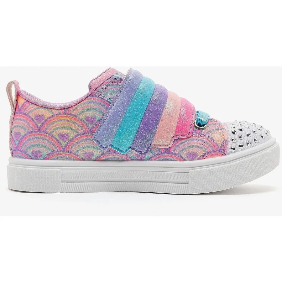 Детские кроссовки с подсветкой Twinkle Sparks Cloud Cutie Skechers, Фиолетовый — фото 2