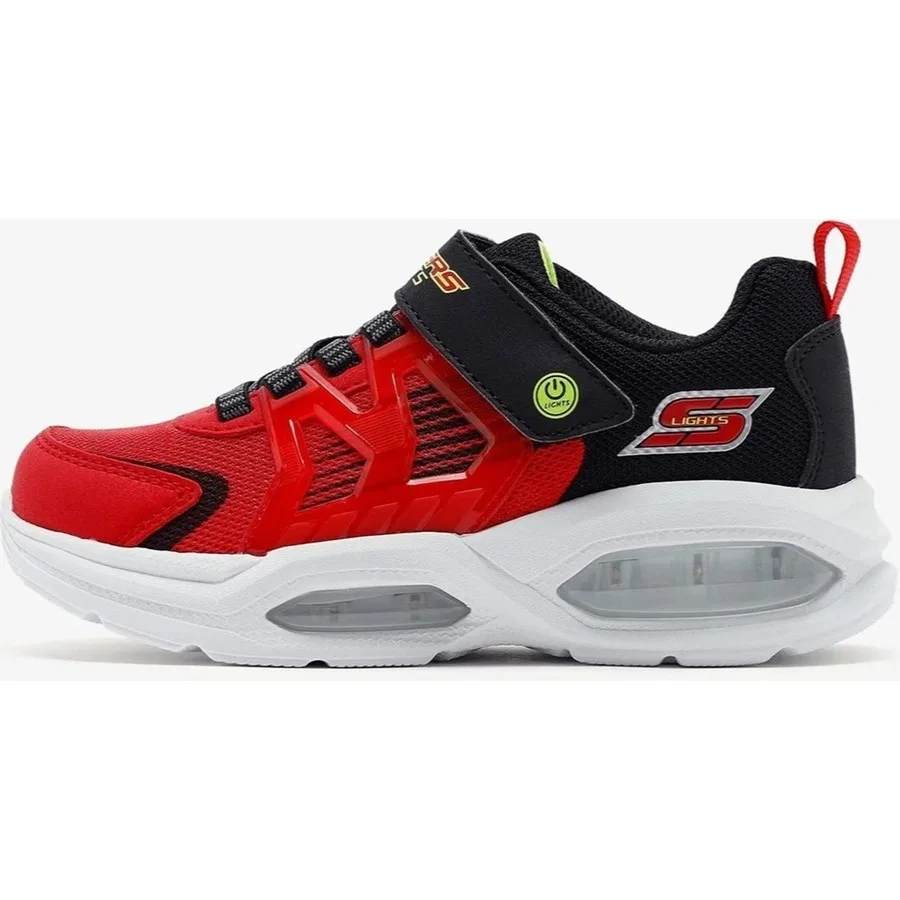 Кроссовки детские с подсветкой Lights Pristmatrons Skechers, Красный