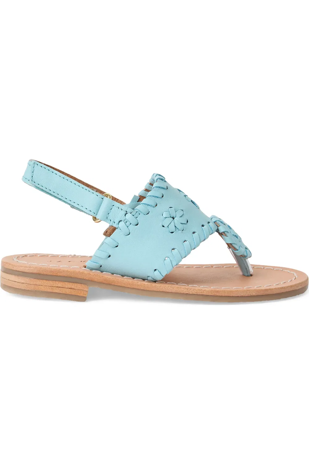 Сандалии детские на регулируемом ремешке Jacks Slingback Jack Rogers, светло-голубой — фото 3