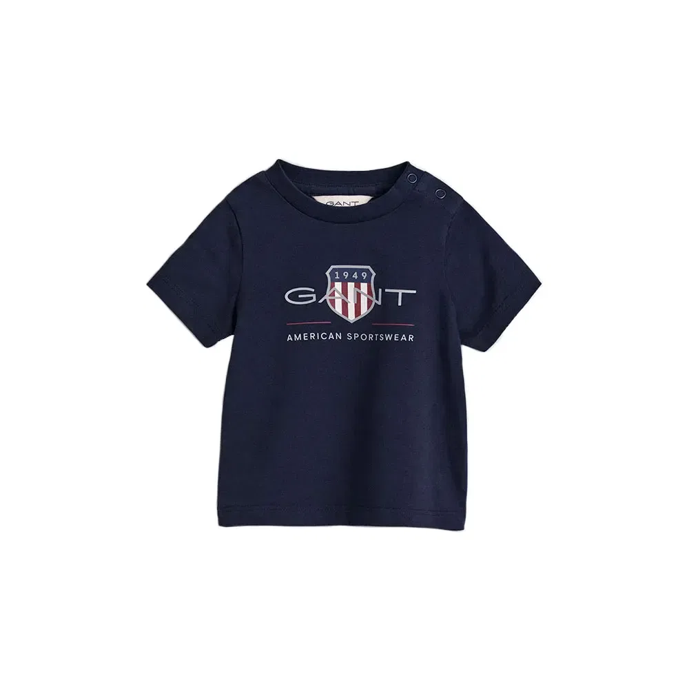 Детская футболка с коротким рукавом Archive Shield Gant, Blue
