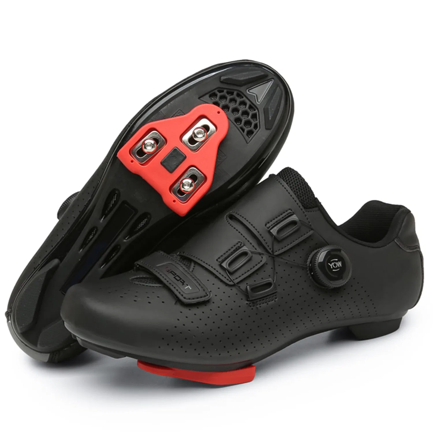 Детские велосипедные туфли дышащие Cycling Shoes PENXZT, Black — фото 3