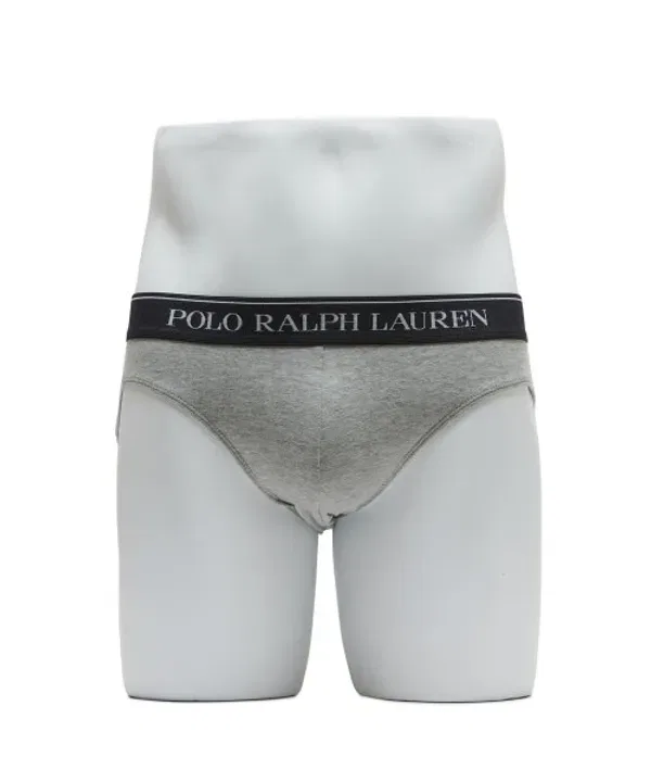 Трусы низкой посадки 3 пары Polo Ralph Lauren, мультиколор — фото 2