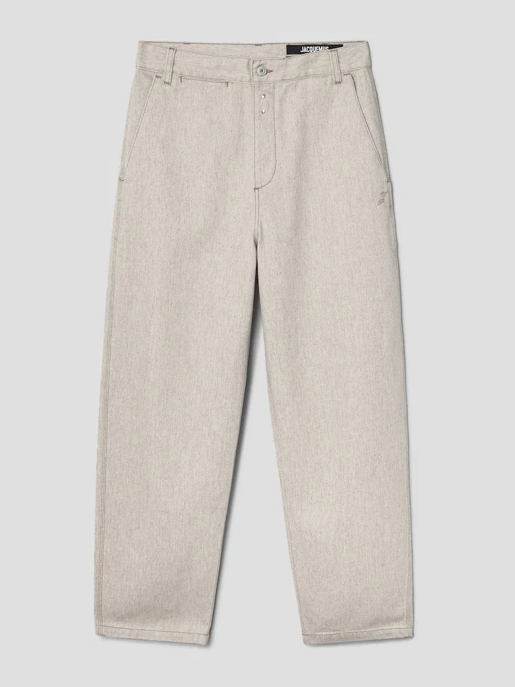 Джинсы прямого кроя Le De-Nimes Paysan JACQUEMUS, Beige