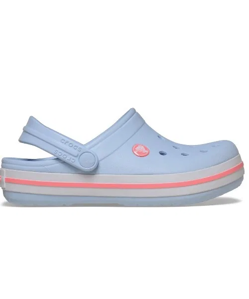Детские сандалии-клоги с ремешком Crocband Clog K crocs, Blue — фото 2
