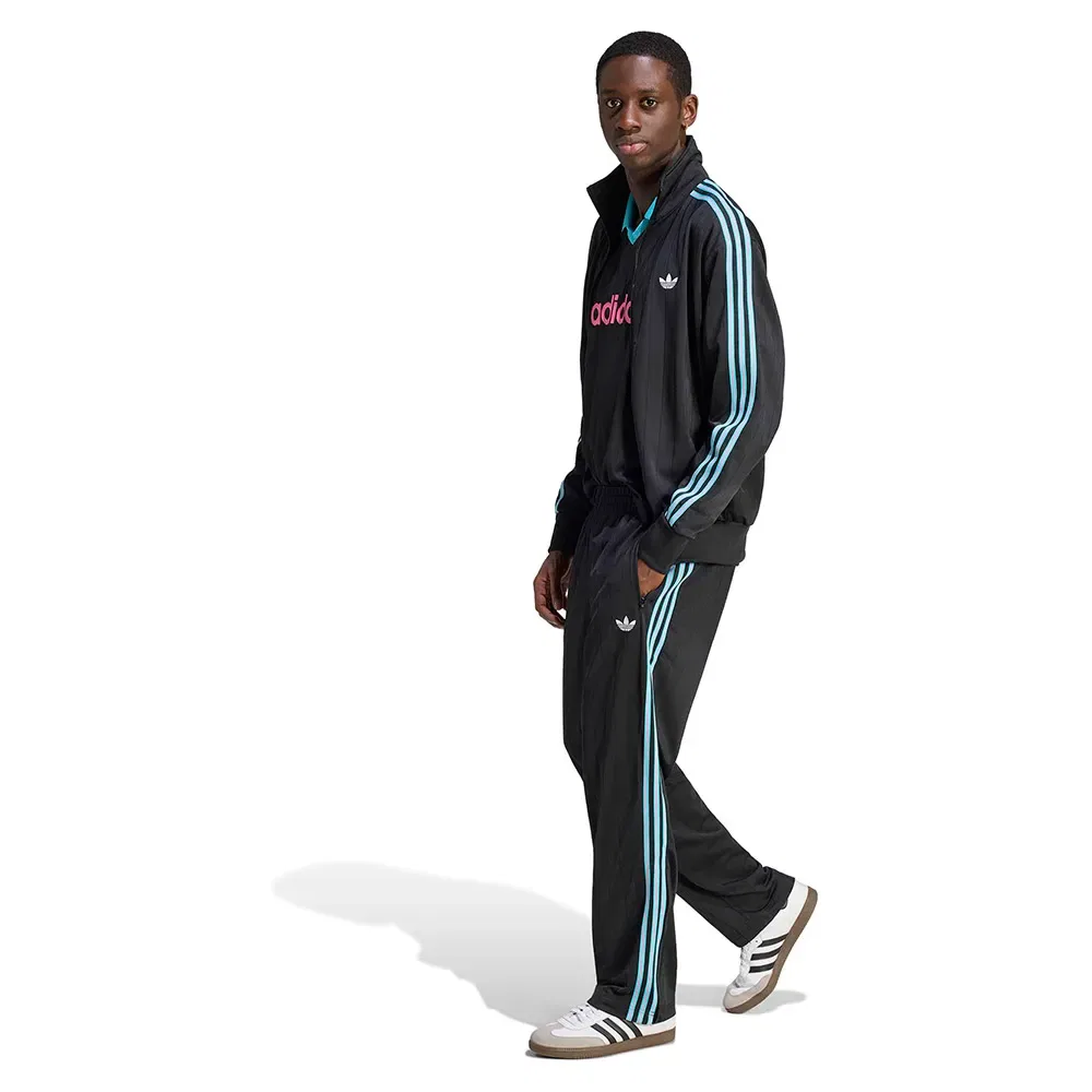 Мужские спортивные штаны с зауженным кроем Firebird Drop Needle Track Pants Adidas Originals, Black — фото 4
