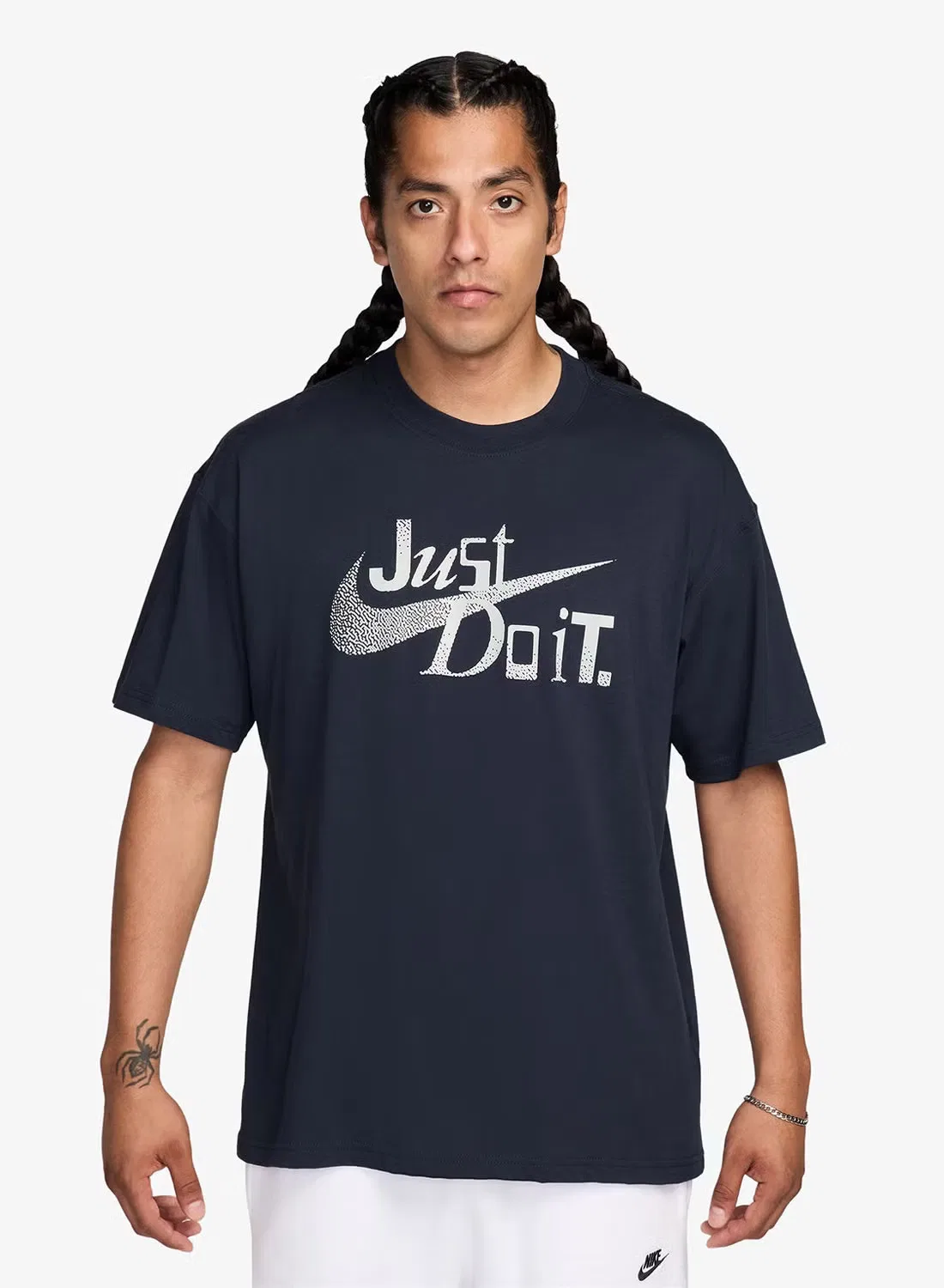 Футболка свободного кроя Just Do It Nike, обсидиан
