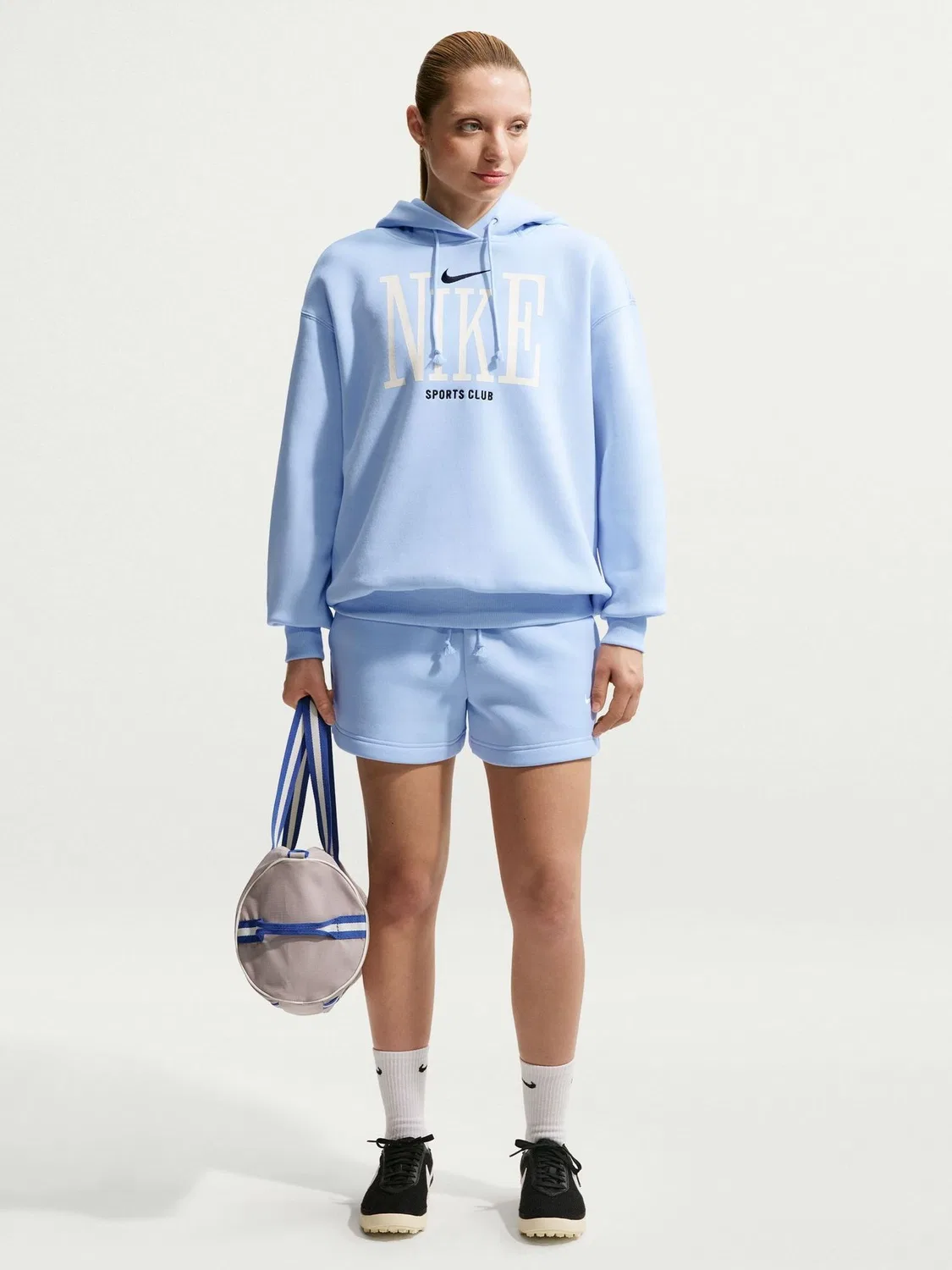 Толстовка Nike Sportswear Phoenix Fleece Oversized Graphic Nike, Hydrogen Blue