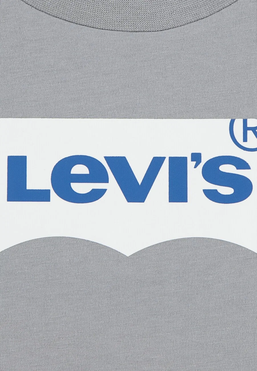 Детский топ Levi's Kids серого цвета — фото 3