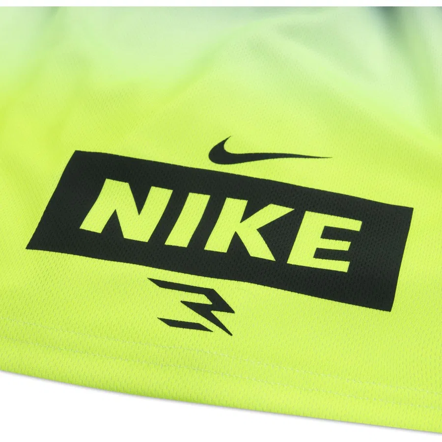 Детские спортивные шорты с градиентом RWB Gradient Mesh Short Nike, Желто-черный — фото 3