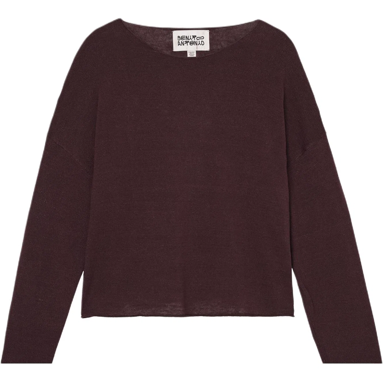 Мужской свитер с круглым вырезом тонкий Brown ZARA, Brown