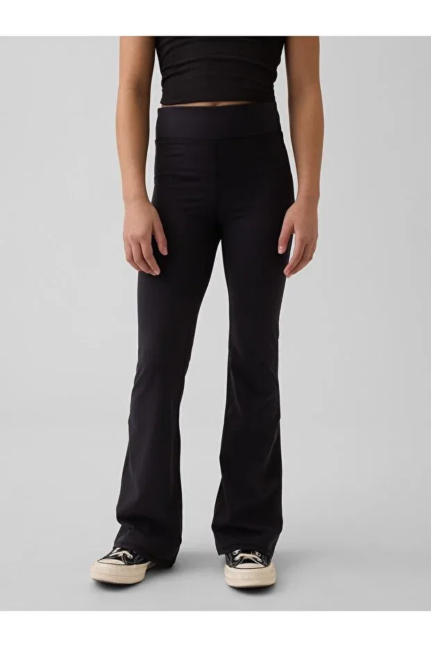 Детские леггинсы для девочек расклешенные Gap, Black — фото 4