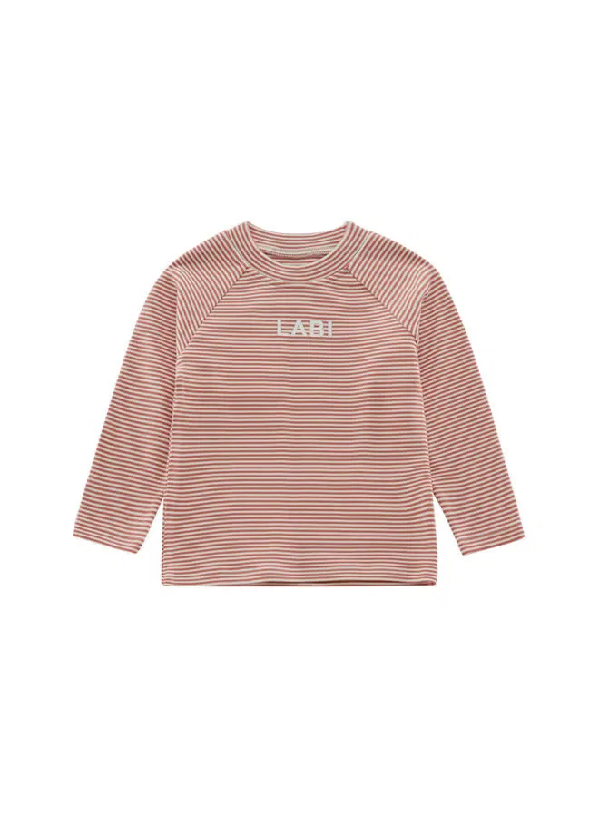 Лонгслив с длинным рукавом реглан Labi Baby, оранжевый — фото 4