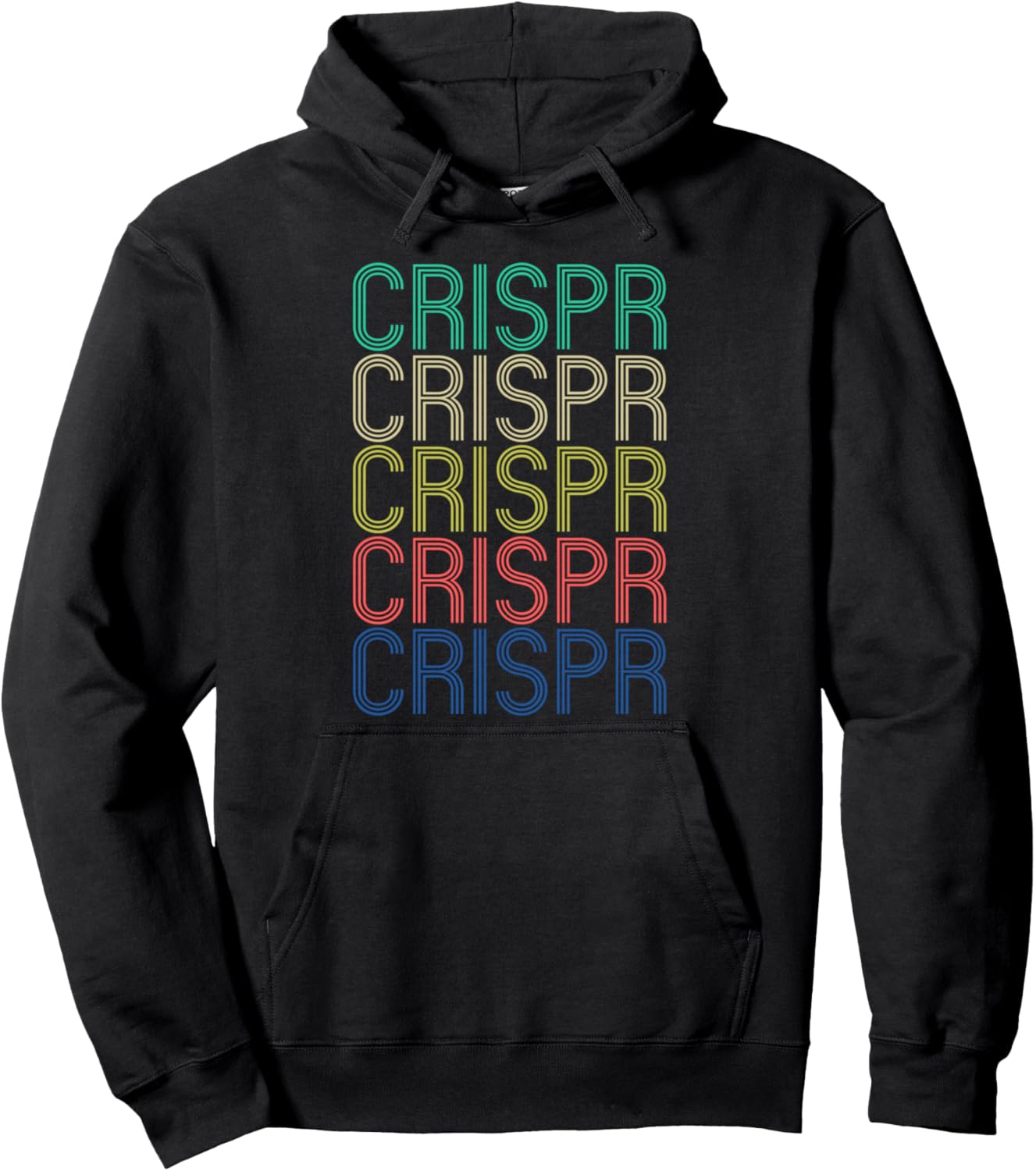 

Худи Crisp Vintage Gift Crispr Scientist Biology Teacher Student Gift, черный