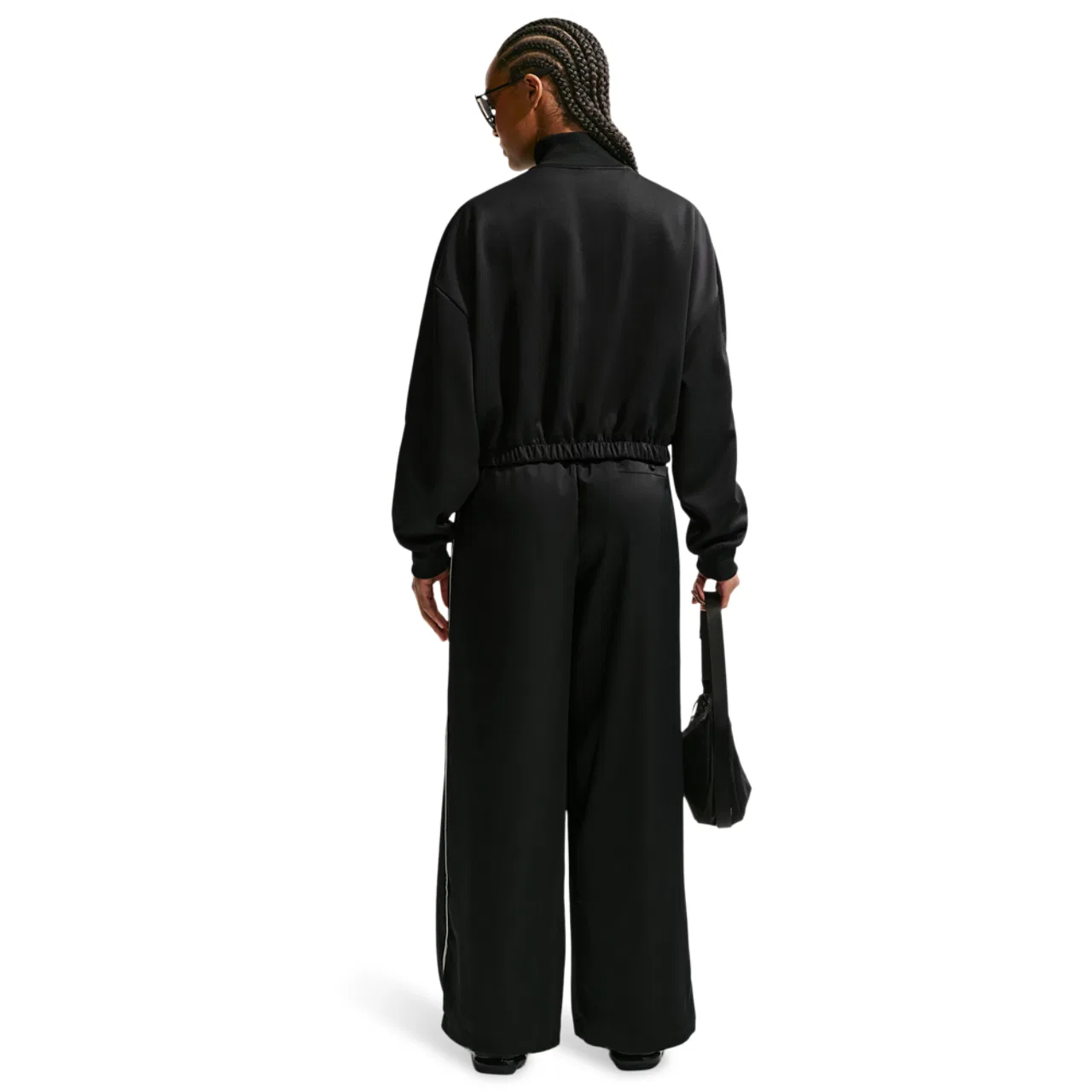 Женская куртка NSW Track Jacket Nike, цвет Chalk/Black/Black — фото 4