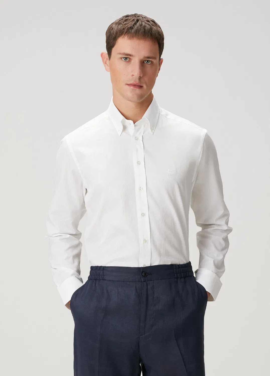 Рубашка этнический принт Etro, white