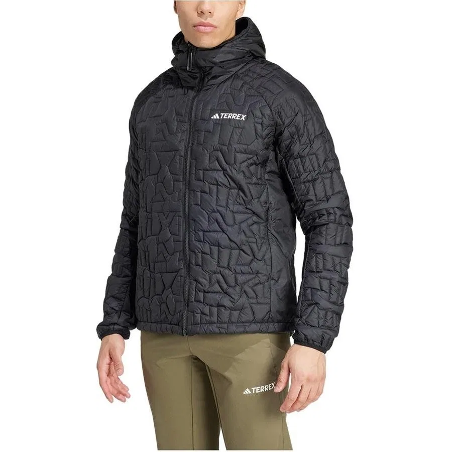 Мужской утепленный куртка-пуховик XPR LF HO JKT adidas, Черный — фото 3