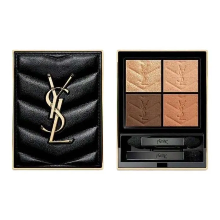 Женская палетка теней для век с 4 оттенками, Classic Four Colors Eyeshadow Palette, Yves Saint Laurent, # 300 KASBAH SPICES