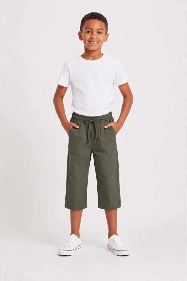 Детские шорты для мальчиков габардиновые Basics Tommiks Kids, Khaki