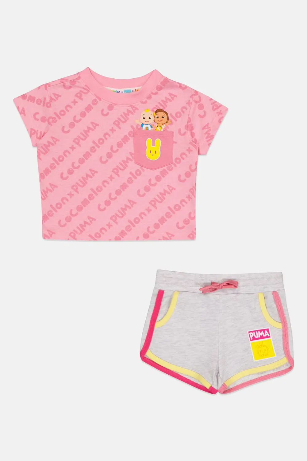 Комплект с логотипом Puma x Cocomelon, разноцветный — фото 2